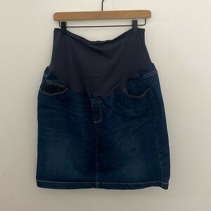 Old Navy Maternity Full Panel Denim Skirt Size 18